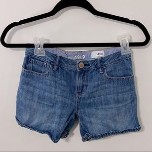 GapKids Medium Blue “Jean” Shorts - Size 14 regular